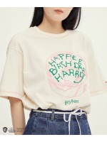 韓國Romantic Crown - [HP X RMTC] HAPPY B DAY CAKE T-SHIRTS_OATMEAL